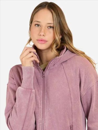 Poleron Fz Flow Morado Mujer Maui And Sons