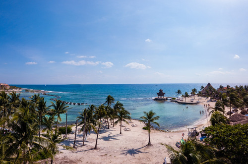 Departamento En Venta En Puerto Aventuras, Brizha Del Mar, Con Frente A La Playa