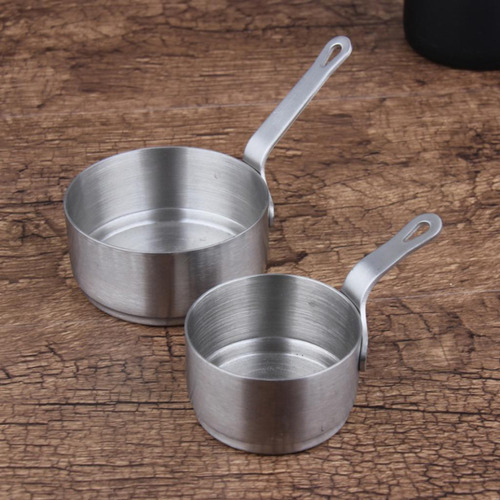 2 Uds 50ml De Acero Inoxidable Pequeña Sopa Cocina