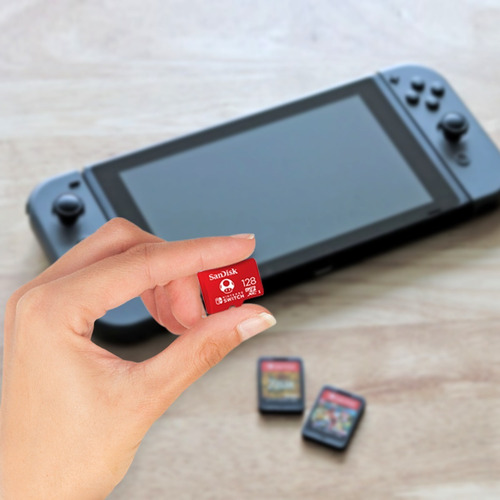 Imagen 8 de 9 de Tarjeta De Memoria Sandisk Sdsqxao-128g-gnczn Nintendo 128gb