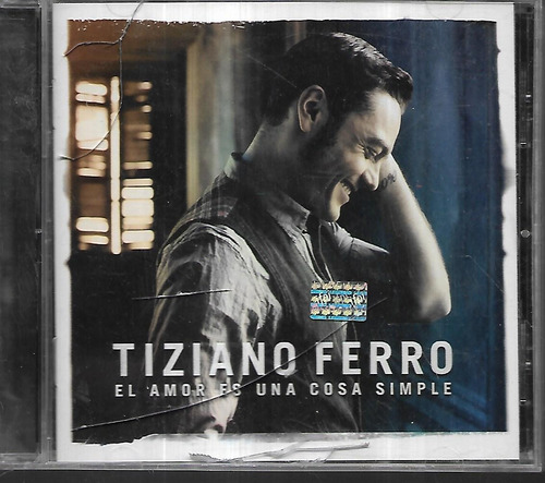 Tiziano Ferro Album El Amor Es Una Cosa Simple Sello Emi Cd