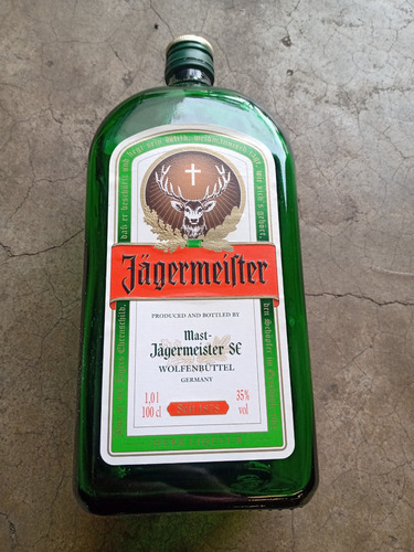 Botella Vacía De Jagermeister 1 Litro Usad
