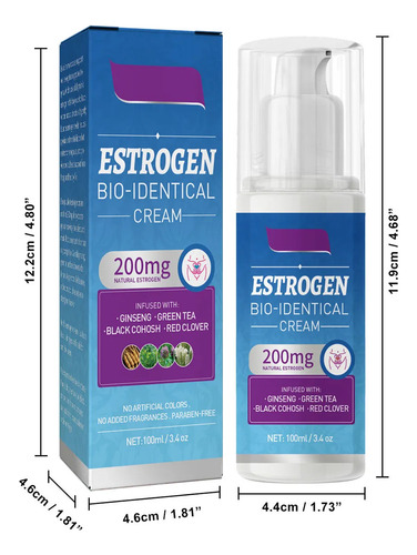 Crema De Progesterona X Para La Menopausia 100ml - Bio-ident