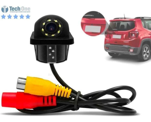 Camera De Re Universal Com Led De Visão Noturna Techone