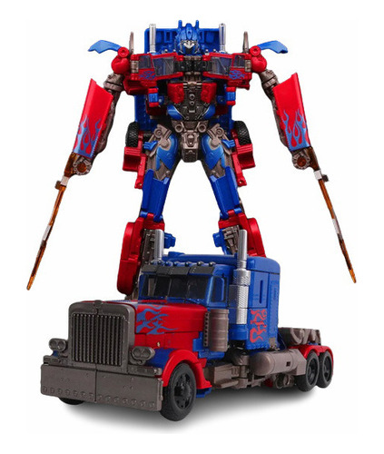 Optimus Prime Figura Accion 18cm En Caja Alianza Estelar