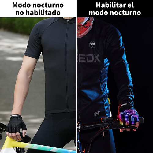 Guantes Ciclismo Bicicleta Con Palma Gel Cortos