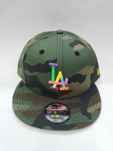 Gorra Dodgers Camuflada Candi 9fifty Snapback.