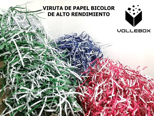 Relleno Viruta Papel Bicolor X2kg Embalaje