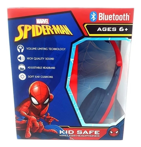 Spiderman Audífonos Bluetooth Originales Nuevos 