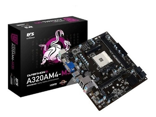 Imagen 1 de 4 de Tarjeta Madre Ecs A320m4-m3d Am4 Amd Ddr4