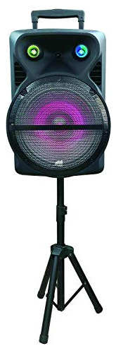  Nds-8004 Black 8-inch   Party Speaker With Led Lightin...