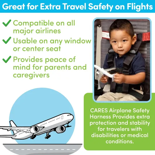 Travel Harness Cares Airplane Safety For Kids Toddler | MercadoLivre
