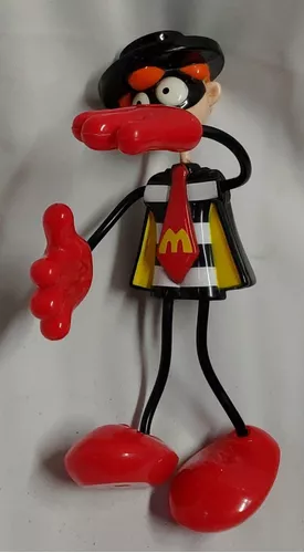 Boneco Antigo Brinquedo Papa Burguer Coleção Mc Donald 03 Unidades