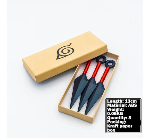 E 3 Cuchillos Para Lanzar De Plástico Kunai Akatsuki Minato