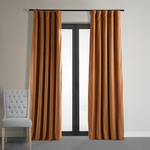 Hpd Half Price Drapes - Cortinas Blackout De Terciopelo, Con