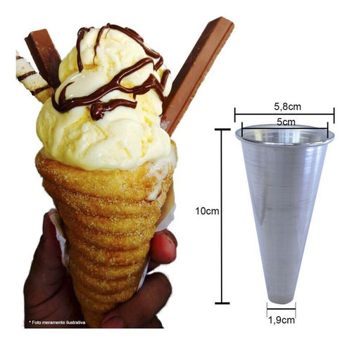 Imagem 2 de 2 de Promoção Modeladora E Cones Casquinha Churros Chuvete