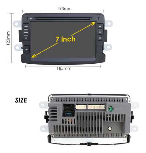 Cestreo Carplay 2+32g Para Dacia Android