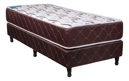 Conjunto Sommier De Resortes Maxiking Esmeralda 100x190x26cm