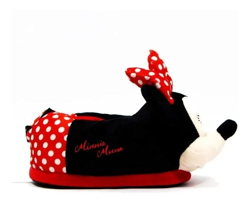Pantufa 3d Disney Minnie Mouse P 33/34/35 Oficial Zc