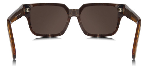 Prada Spr 03zs 14f-08t Square Shape Cognac Stone Prada Prada Prada Prada Prada (Usado)