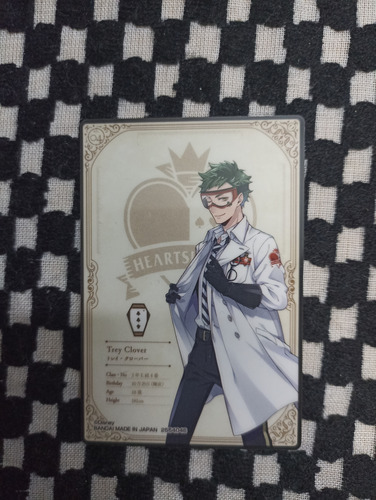 Tarjeta Coleccionable Disney Bandai Trey Clover (Usado)