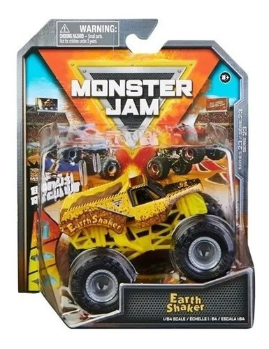 Monster Jam Earth Shaker Monster Truck Escala 1:64 