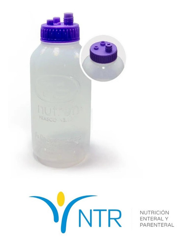 Frasco Alimentación Enteral 650 Ml 3 Picos X 50 Ntr