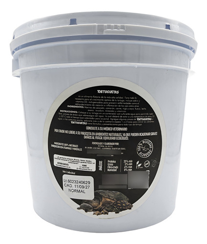 Alimento Comida Tortugas 1.5kg Tortuguetas Normal Petmmal