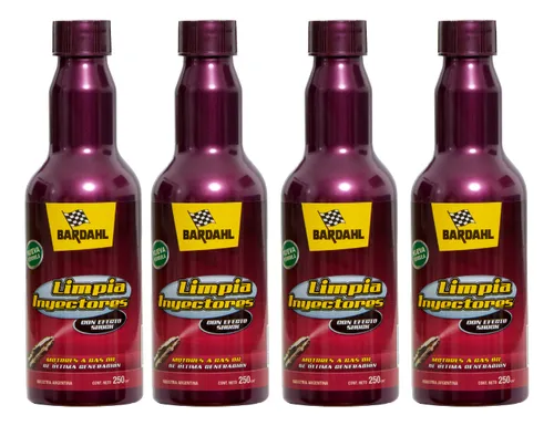 Kit Aditivo Limpia Inyectores Para Gasoil 250ml X 4 Unidades