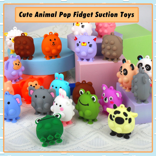 Juguetes De Succión Party Favors Childfun Animal Pop Fidget,