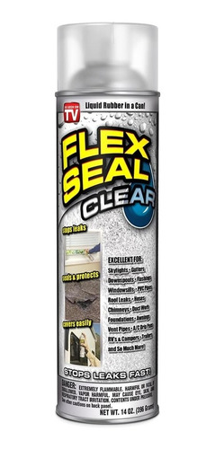 Flex Seal Transparente 14oz Sellador De Fugas Spray