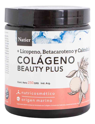 Natier Colágeno Beauty Plus En Polvo. Evita Estrés Oxidativo