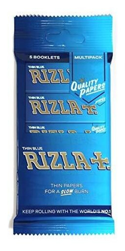 Tubo Y-o Papel Para Armar 5 Librillos - Rizla Blue Regular 7