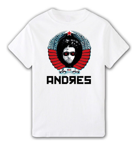 Remera Andres Calamaro - Aesthetic Rock Nacional Musica 