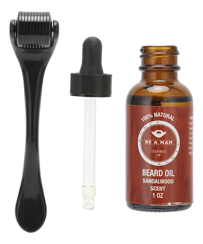 Set De Microagujas Moustache Growth Oil Roller 540 Para Barb