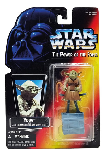 Kenner - Power Of The Force - Red Card - Star Wars - Yoda