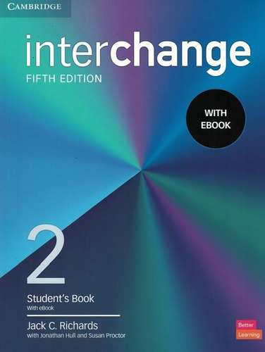 Interchange 2 Student´s Book With Ebook - 5th Ed, De Richards, Jack C.. Editora Cambridge University, Capa Brochura, Edição 5 Em Inglês Americano