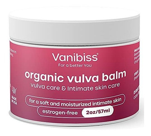 Crema Vaginal Ardor Irritacion Olor Vanibiss Organic 57 Ml