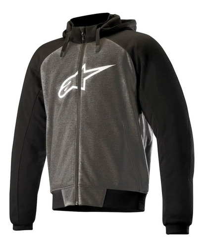 Jaqueta Alpinestars Chrome Sport Hoodie Anthracite Preto 