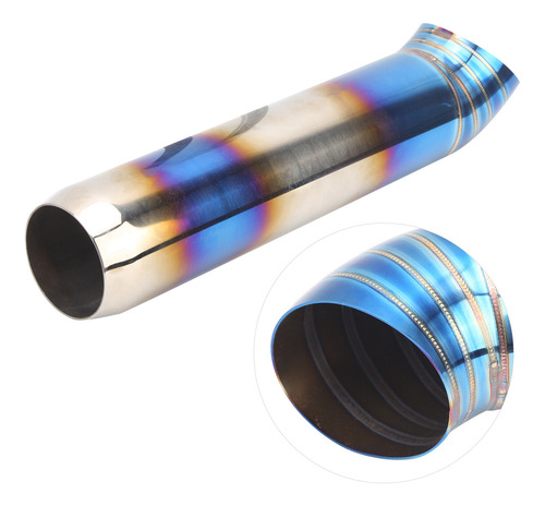 Tubo De Escape Universal Con Punta De Tubo Y Garganta Traser
