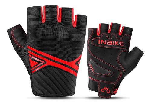 Inbike Guantes De Medio Dedo De Malla Transpirable Para Moto