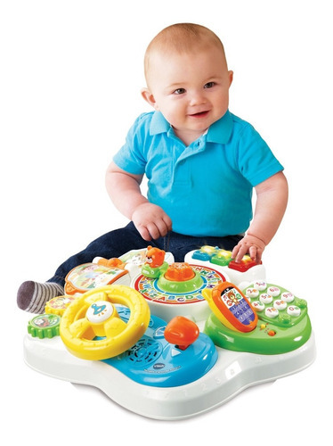 Mesita Estrella Blanca Bilingüe Didáctica Bebé Juguete Vtech