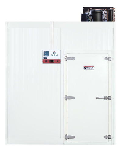 Câmara Fria Gallant 2x1 Resfriado C/ Piso Cond Elgin 220v/1f