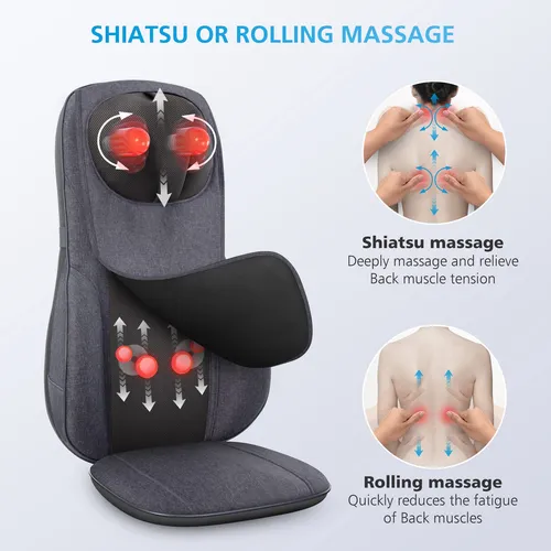 Sillón De Masaje Cómodo Para Cuello Y Espalda Shiatsu Con So
