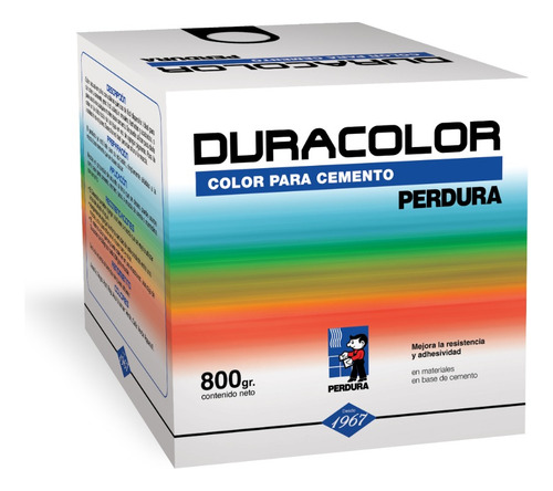 Color Para Cemento Duracolor Rojo 0.8kg