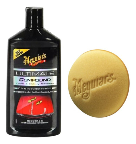 Quita Rayones Ultimate Compound Meguiars 300 Ml + Pomo