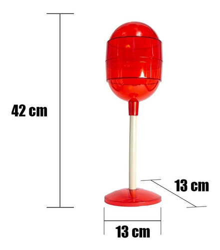 Tutsi Pop Paleta Dulcero Gigante Mayoreo 50 Piezas Con Base.