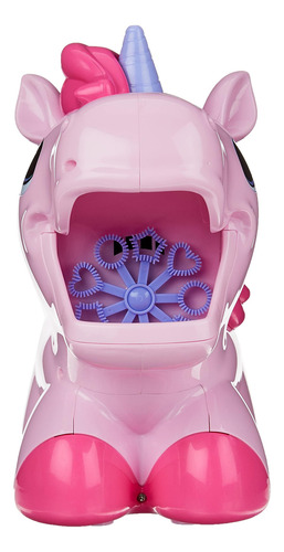 Máquina Sopladora Burbujas Unicornio Para Niños, Regalo Rosa Color