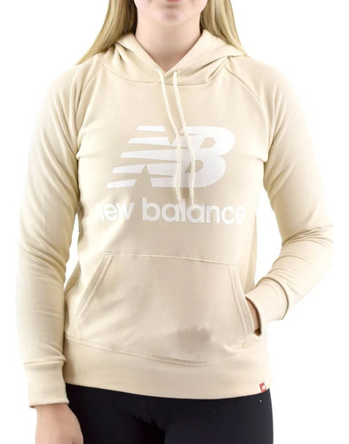 Buzo Canguro New Balance Essentials Pullover Dama Asfl70