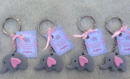 Llaveros Souvenirs Nacimiento Motivo Elefante
